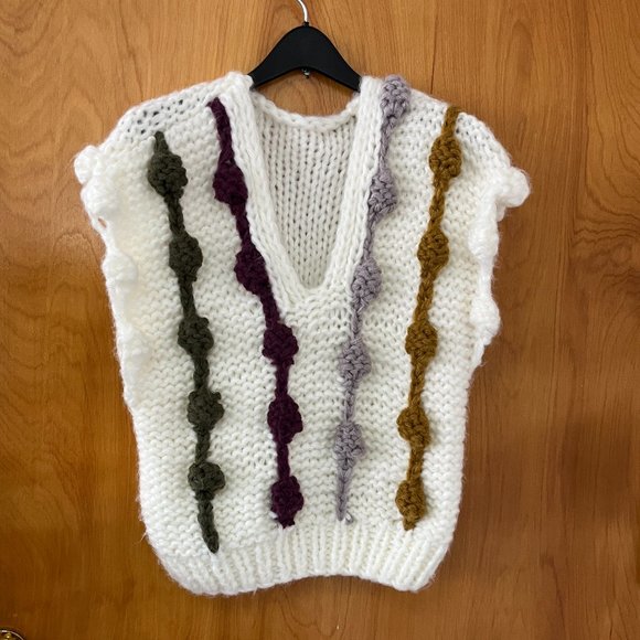 Anthropologie Bauble Sweater Vest - Picture 4 of 6